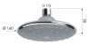 Верхний душ Remer 354PLX 15х15 хром
