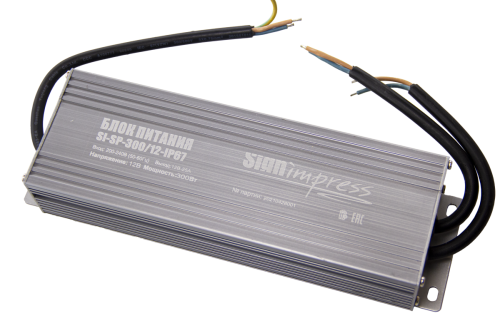 Блок питания SignImpress SI-SP-300/12-IP67 - фото 3