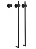 Полотенцесушитель электрический Wonzon & Woghand Leipzig WW-AL3621-MB 40х75 черный