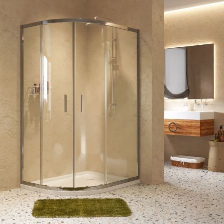 Душевой уголок Wasserkraft Lippe 45S 45S24 120х90 стекло прозрачное профиль хром без поддона