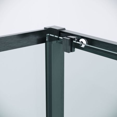 Душевая перегородка Grossman Cosmo 200.K33.02.70.42.00 70х195 стекло прозрачное профиль графит