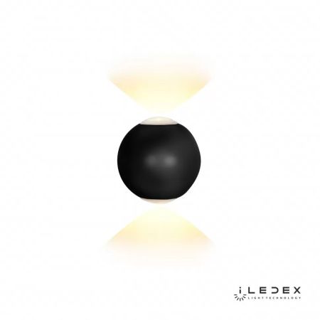 Светильник настенный iLedex Rainbow (Раинбов) ZD8168-6W RGB BK