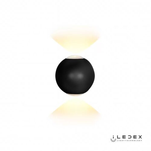 Светильник настенный iLedex Rainbow (Раинбов) ZD8168-6W RGB BK - фото 3