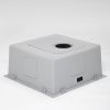 Кухонная мойка Grandex Aqua PROLINE 44 303413 45х45 цвет серый поверхность матовая