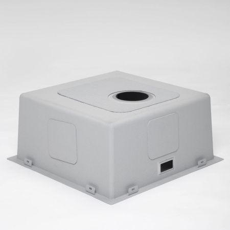 Кухонная мойка Grandex Aqua PROLINE 44 303413 45х45 цвет серый поверхность матовая