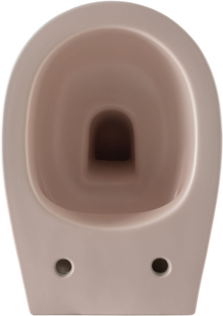 Чаша унитаза подвесная Allen Brau Fantasy 4.11004.SM цвет розовый без сиденья безободковая каскадный смыв