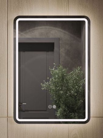 Зеркало с подсветкой и антизапотевателем Orange Nature ONP-60ZE 60х80