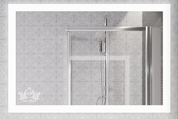 Зеркало в ванную Art&Max SOLI AM-Sol-1200-800-DS-F-H 120х80