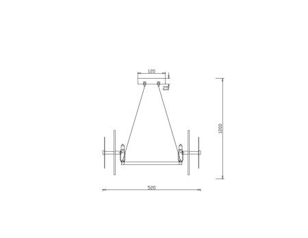 Светильник подвесной Freya Libra Modern FR5172PL-06BS
