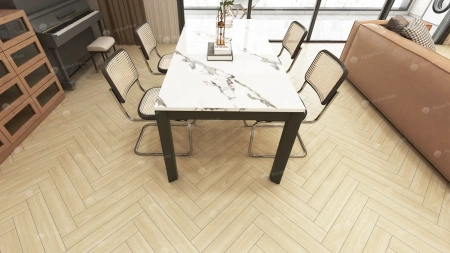 Ламинат Alpine Floor Herringbone 10 LF107-05 Дуб Тоскана толщина 1 см 33 класс 600х100
