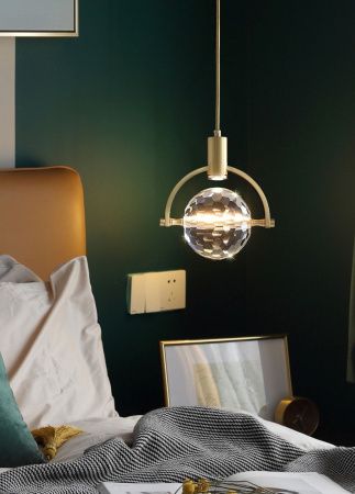 Светильник подвесной Delight Collection 2121P/A brass/clear