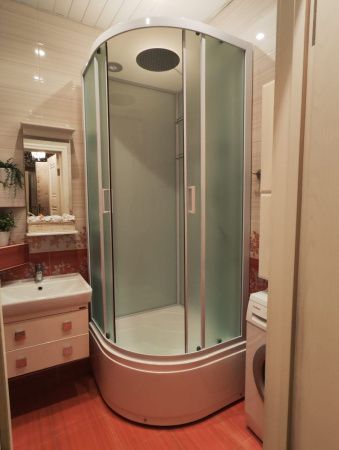 Душевая кабина Frank 133009 100х100 четверть круга с крышей ориентация универсальная