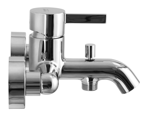 Смеситель для ванны Remer Metrica MC02 настенный хром без термостата - фото 4