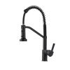 Смеситель для кухни Shevanik S963H на мойку черный