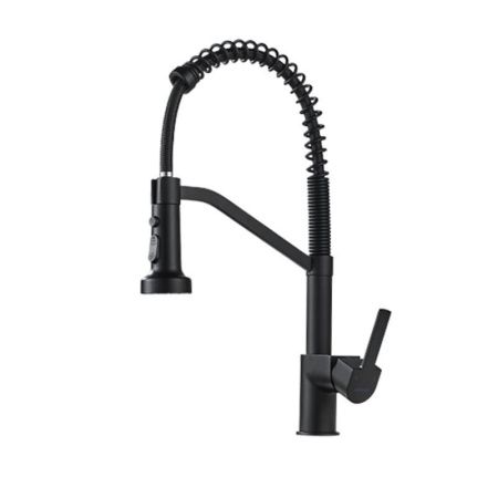 Смеситель для кухни Shevanik S963H на мойку черный