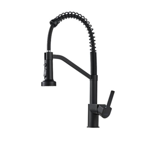 Смеситель для кухни Shevanik S963H на мойку черный - фото 2