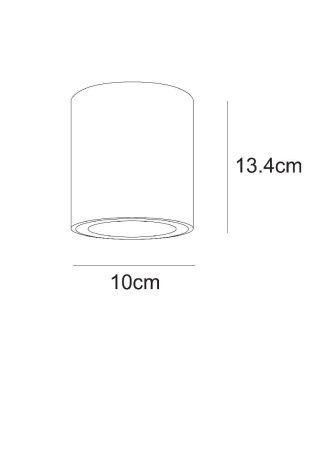 Уличный потолочный светильник Arte Lamp Torcular (Торцулар) A1813PF-1BK