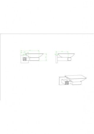 Мыльница CeramaLux Venezia 88604