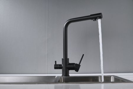 Смеситель для кухни Maretti Project Black PB31RZF12 на мойку черный