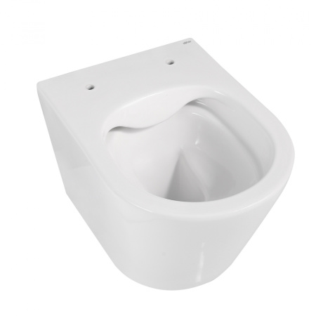 Унитаз подвесной Abber Bequem AC1102 белый с сиденьем микролифт безободковый каскадный смыв