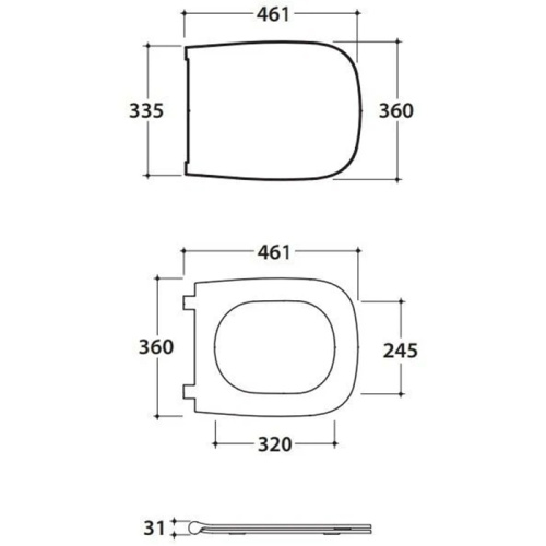 Крышка сиденье для унитаза Globo Genesis GN020.BO - фото 2