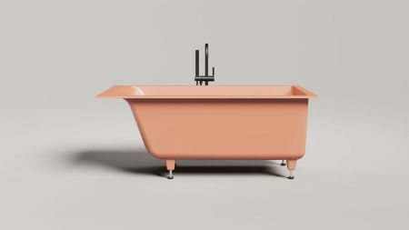 Ванна из искусственного камня Salini CASCATA 105011G 150х70 встраиваемая прямоугольная