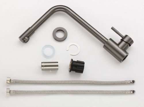 Смеситель для кухни Fmark FS8233Q на мойку графит - фото 5