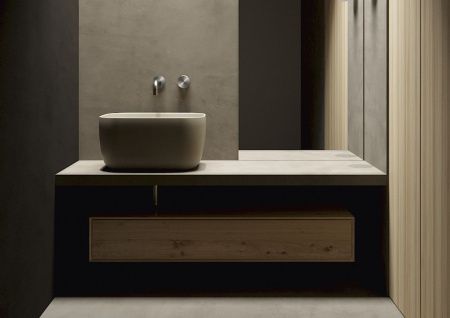 Раковина из сантехнического фарфора Galassia Lola 7500 50х40 накладная цвет белый