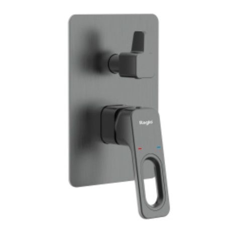 Смеситель для ванны и душа Raglo R51 R51.273.09 встраиваемый в стену графит