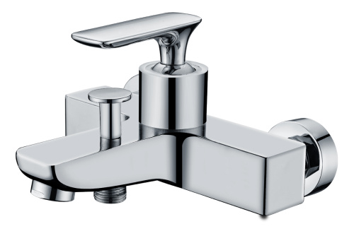 Смеситель для ванны AltroBagno Aperto AltroBagnoAperto0207Cr настенный хром - фото 2