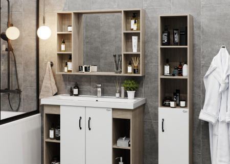 Зеркало-шкаф Onika Тимбер 210017 100х15х70 подвесной