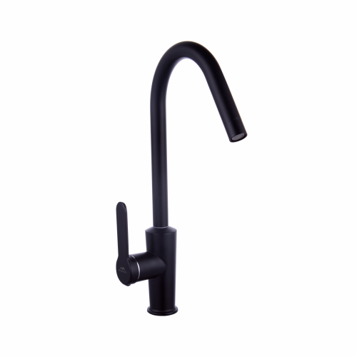 Смеситель для кухни Fashun A54025-7 на мойку черный - фото 2