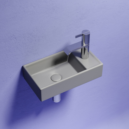 Раковина Ceramica Nova ELEMENT 42 см CN6051LMH подвесная цвет антрацит матовый - фото 3
