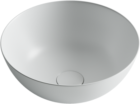 Раковина из сантехнического фарфора Ceramica Nova ELEMENT CN6003 40х40 накладная цвет белый без отверстий под смеситель