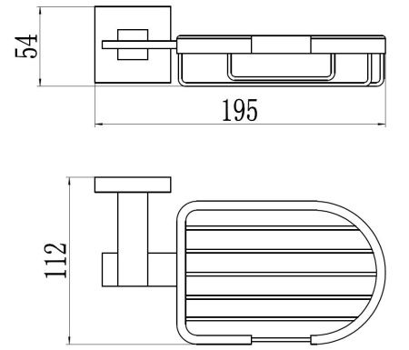 Мыльница Savol S-06532A