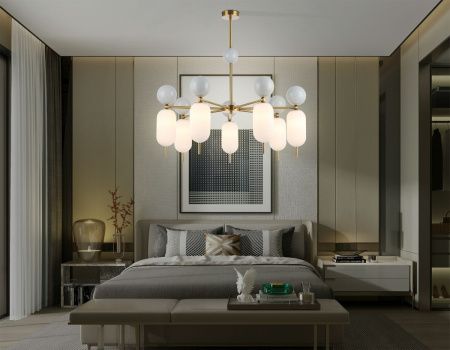 Люстра на штанге Ambrella Light Ceramo Modern (Церамо Модерн) LH53106