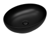 Раковина мебельная из сантехнического фаянса Melana 320316MB-805 50х40 накладная цвет черный
