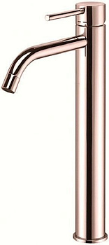 Смеситель Paffoni Light LIG081ROSE на столешницу золото без термостата