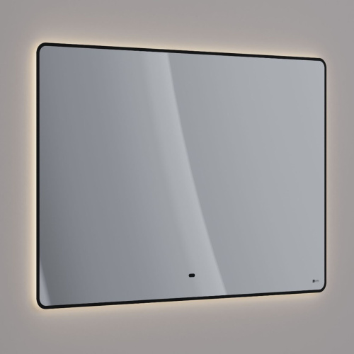 Зеркало с подсветкой LeMark Mioblack LM120ZM-black 120х80 подвесное - фото 2