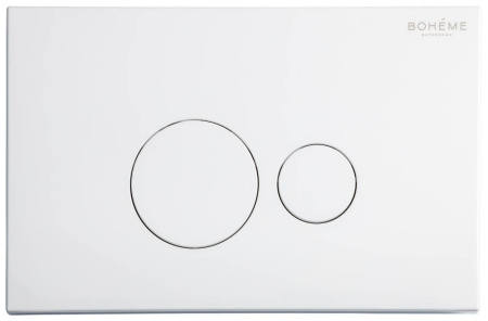 Клавиша смыва механическая Boheme 668-W цвет белый