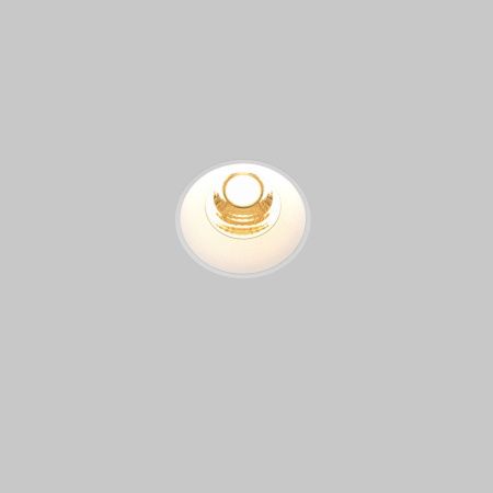 Светильник встраиваемый Maytoni Technical Round DL058-7W2.7K-TRS-W