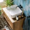 Тумба под раковину Aqwella Y CRF0108DB 80х50 подвесная цвет коричневый