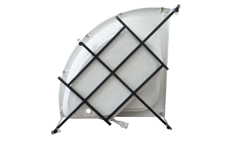 Ванна акриловая Royal Bath ROJO RB375201 150х150 угловая четверть круга без каркаса