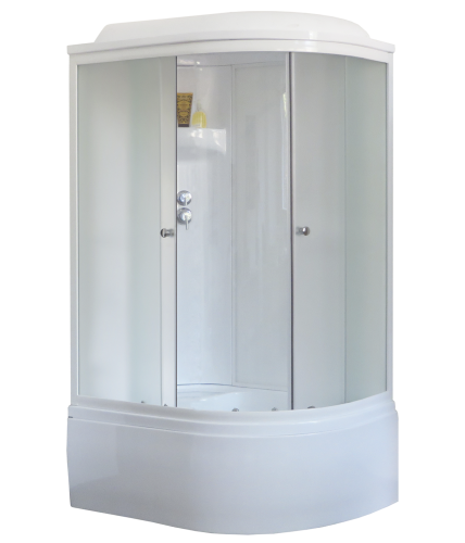 Душевая кабина Royal Bath ВК RB8120BK6-WC-L 120х80 асимметричная