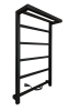Полотенцесушитель электрический Indigo Brace Lux LCBLE70-40PBRRt 45х70 черный