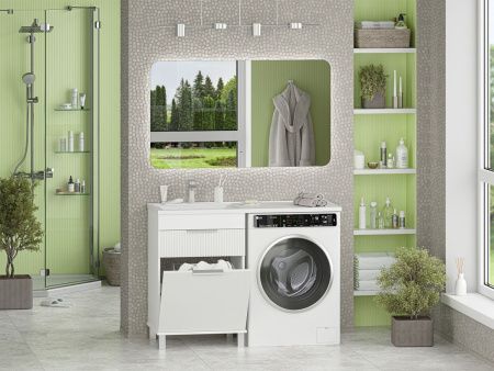 Тумба под раковину Brevita Enfida ENF-07060-011Я 60х50 напольная цвет белый