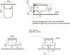 Унитаз подвесной Vitra V-Care 5674B003-6193 белый с сиденьем микролифт каскадный смыв