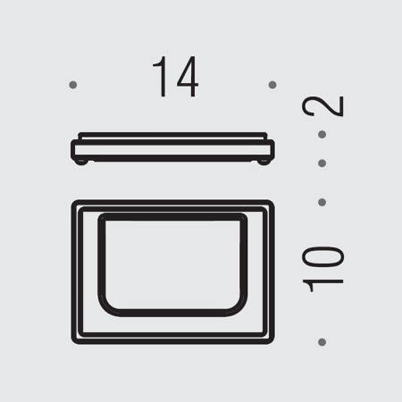 Мыльница Colombo Look B1640.OM-VAN