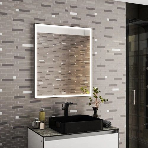 Зеркало с подсветкой Maretti UM147080P33EL 70х80 цвет черный - фото 5