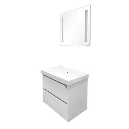 Тумба с раковиной Comforty Дублин 00004137103CF 80х50 подвесная цвет белый